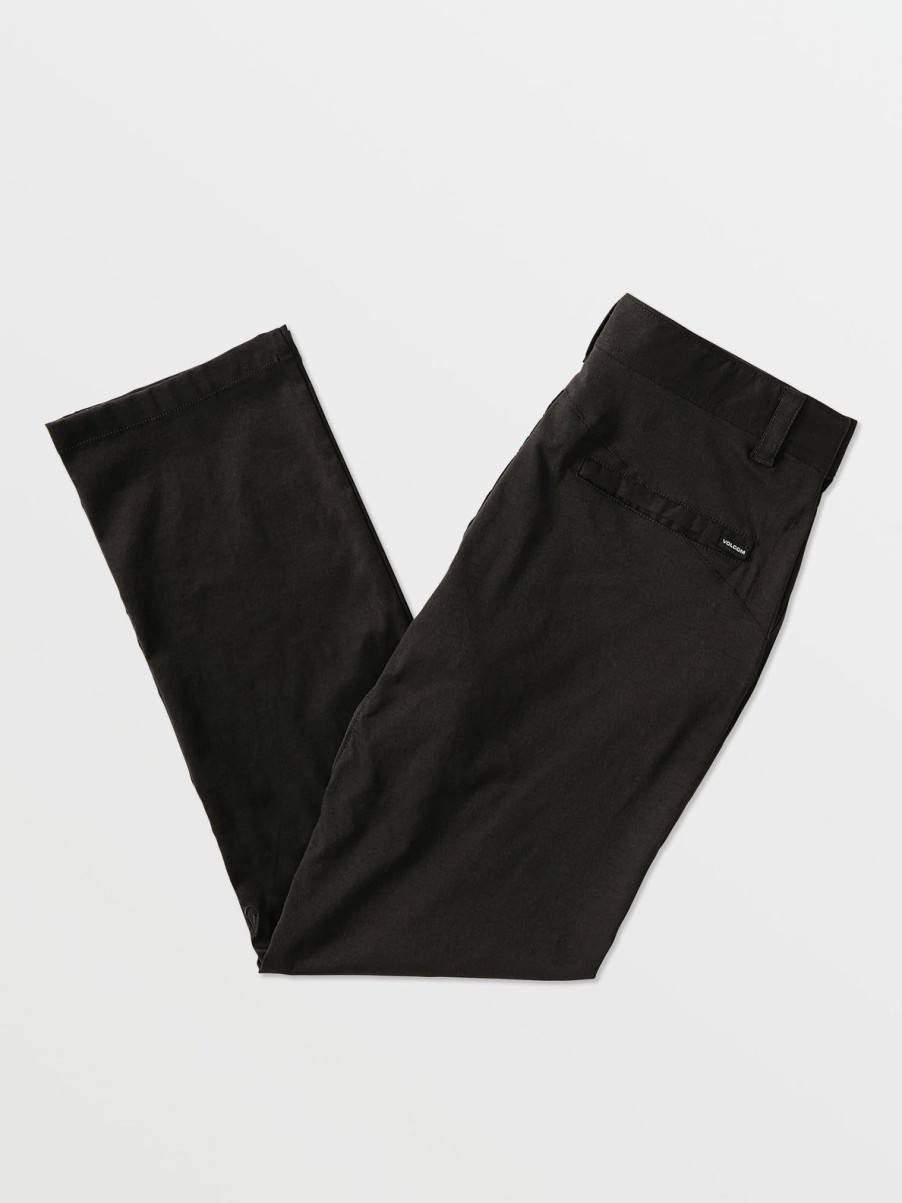 Men Volcom Hiking | Frickin Tech Chino Pants Black