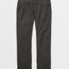 Men Volcom Pants | Frickin Modern Stretch Chino Pants Charcoal Heather